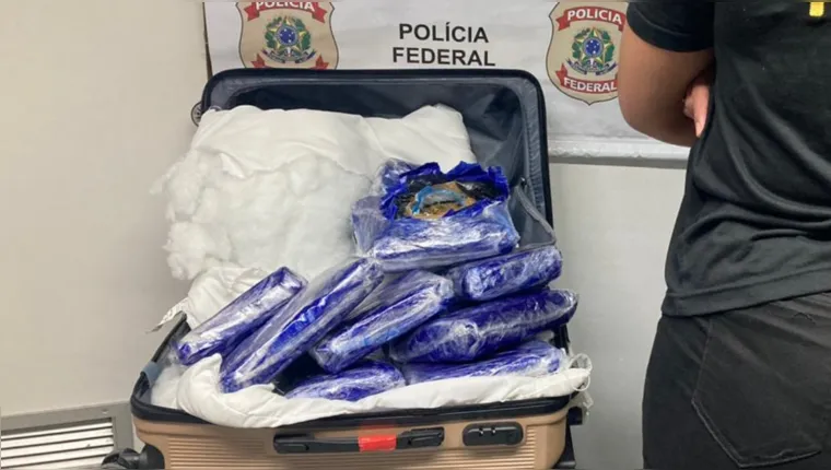 Imagem ilustrativa da notícia Homem é preso com 16kg de supermaconha no Aeroporto de Belém