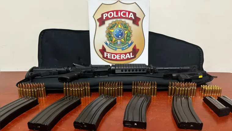 Imagem ilustrativa da notícia Colecionador é preso por transportar fuzil e pistola no Pará