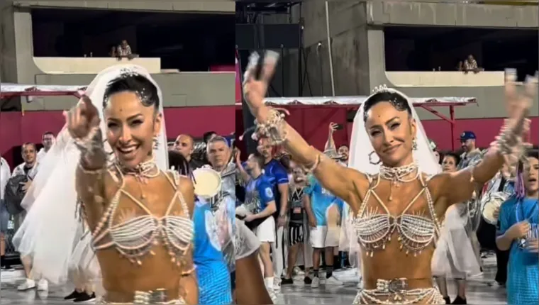 Imagem ilustrativa da notícia Vídeo: Sabrina Sato surge sem calcinha em ensaio de carnaval