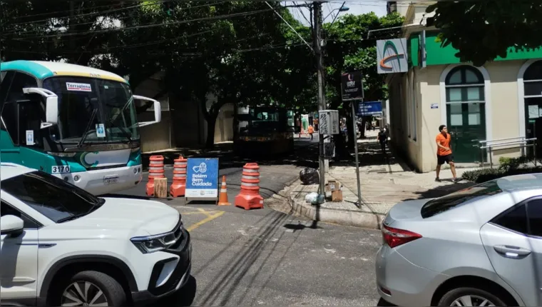 Imagem ilustrativa da notícia Obra desvia o trânsito no bairro de Batista Campos em Belém