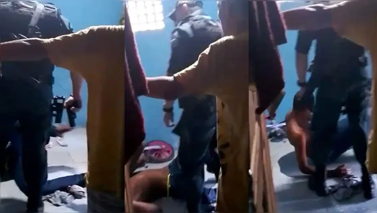Imagem ilustrativa da notícia Vídeo: PMs são filmados agredindo suspeito no Barreiro