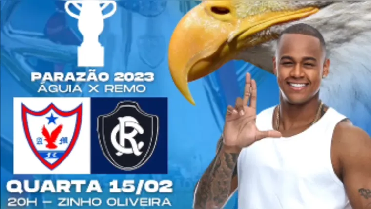 Imagem ilustrativa da notícia Clube do Remo x Águia com show de Leo Santana viraliza 