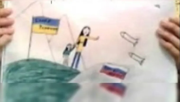 Imagem ilustrativa da notícia Criança de 13 anos é presa após desenho em apoio à Ucrânia