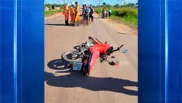 Motociclista faleceu na hora