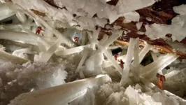 Os cristais gigantes demoraram entre 500 mil e 1 milhão de anos para se formar