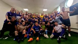 Cruzeiro comemora a classificação