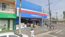 Roubo ocorreu durante a madrugada na loja das Casas Bahia situada na avenida Senador Lemos