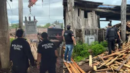 Na operação, foram flagrados dois transformadores ligados de forma clandestina.