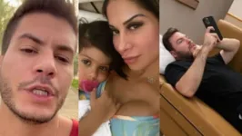 Maíra levou a filha para um hospital, Thiago Nigro, estava presente dando o suporte necessário e o pai Arthur Aguiar, disse que não foi avisado sobre o estado de saúde dela.