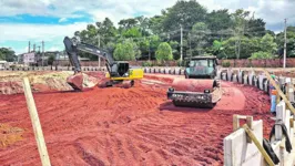 As obras do BRT na BR possuem diversos projetos estruturantes em andamento