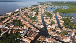 O Rio Tocantins atingiu a marca de 10,70 metros neste domingo (19)