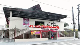 Igreja de São Jorge no bairro da Marambaia em Belém - Pa