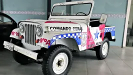 Carro antigo da Polícia Militar do Pará