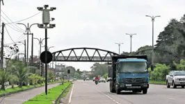 Radar localizado na avenida João Paulo II.