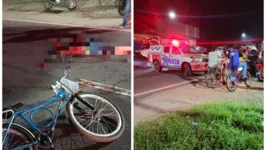 Ciclista foi atingido e morto por caminhão