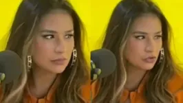 Cantora Simone Mendes em entrevista a rádio