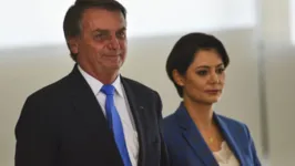 Jair e Michelle Bolsonaro.