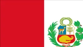 Atual bandeira do Peru