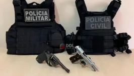 O criminoso portava uma pistola calibre 380 e estava na cidade utilizando um documento falso