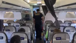 Homem foi retirado do avião e levado diretamente para o Sistema Prisional do Pará