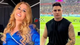 Lucas Souza foi recepcionado com o nome da ex-mulher