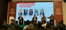 Presidente Fábio Bentes em uma das palestras da edição do Confut Nordeste