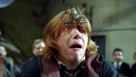 Rony Weasley na cena da aranha