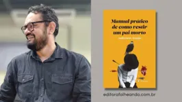 O livro "Manual prático de como vestir um pai morto" está à venda no site da editora.