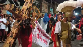 Encenação tomou conta das ruas de Canudos