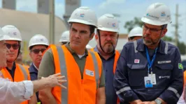 O governador do Pará, Helder Barbalho Visitou as instalações Companhia de Gás do Pará e da New Fortress Energy (NFE)