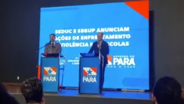 Secretários Ualame Machado, da Segup, e Rossieli Soares, da Seduc, detalharam os planos elaborados para evitar ataques em escolas no Pará