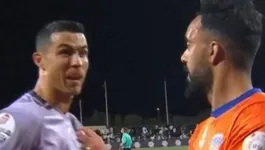 CR7 deixou o gramado revoltado com a maneira como o time adversário se comportou em partida válida pelo Campeonato Saudita.