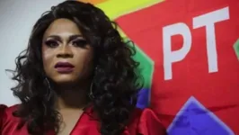 A drag queen e primeira suplente de deputada federal Ruth Venceremos (PT-DF)