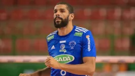 Wallace, do Sada Cruzeiro, em partida da Superliga 2023.