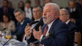 O presidente Luiz Inácio Lula da Silva (PT) discursou no Parlamento de Portugal nesta terça (25).