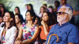 Manoel Carlos no lançamento de "Em Família", última novela do autor