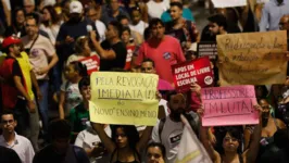 Estudantes na Avenida Paulista