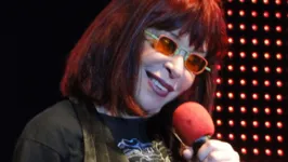 Rita Lee durante show realizado em Araçatuba (SP) em 2009