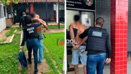 Três pessoas foram presas em flagrante pela Polícia Civil