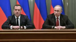 Dmitri Medvedev, ex-primeiro-ministro da Rússia, é o atual vice-presidente do Conselho de Segurança de Putin