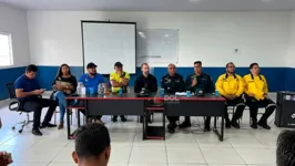 Reunião que ocorreu nas dependências do 13º Batalhão de Polícia Militar de Tucuruí