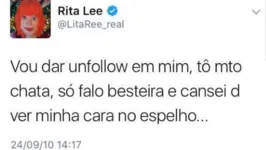 Veja alguns comentários divertidos de Rita Lee