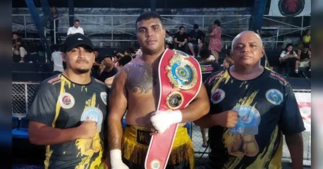 Imagem ilustrativa da notícia Paraense William Coutinho leva cinturão brasileiro de boxe