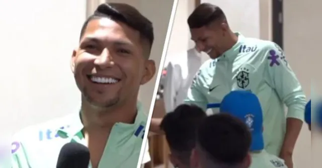 Imagem ilustrativa da notícia Vídeo: veja o divertido trote do paraense Rony na Seleção 