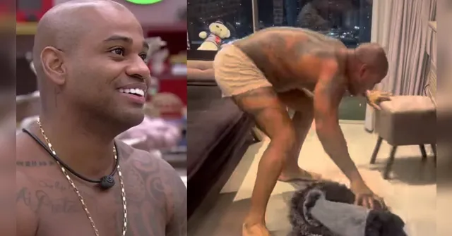 Imagem ilustrativa da notícia Vídeo: ex-BBB Cezar Black tem seu apartamento invadido
