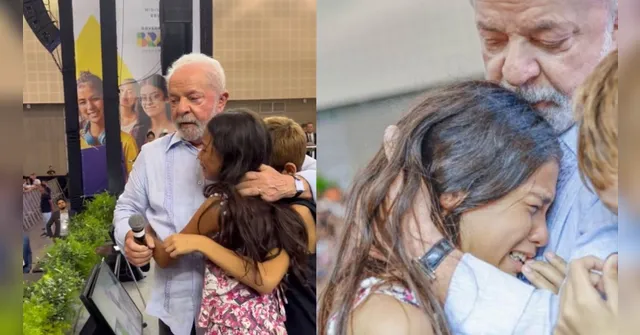 Imagem ilustrativa da notícia Criança interrompe discurso de Lula em Fortaleza: "o melhor"