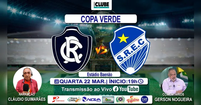 Imagem ilustrativa da notícia Tem Jogo no DOL e na Clube: Clube do Remo x São Raimundo