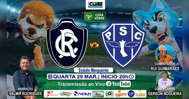 Imagem ilustrativa da notícia Tem Jogo no DOL! Ouça o Re-Pa decisivo da Copa Verde