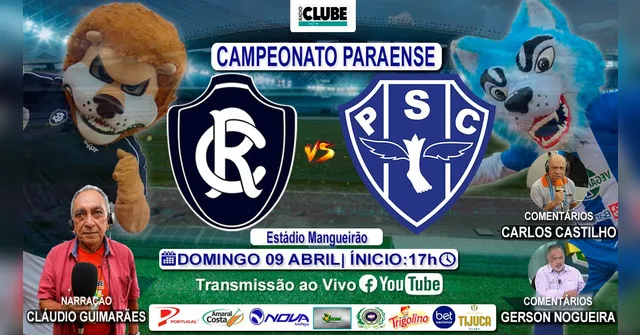 Imagem ilustrativa da notícia Tem Jogo no DOL e na Clube: ouça Remo x Paysandu
