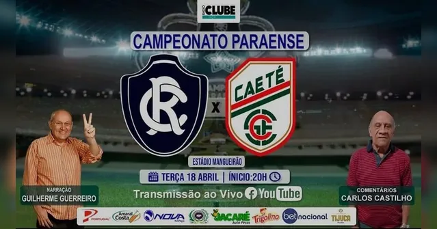 Imagem ilustrativa da notícia Tem Jogo no DOL e na Clube: ouça aqui Remo 2 x 1 Caeté